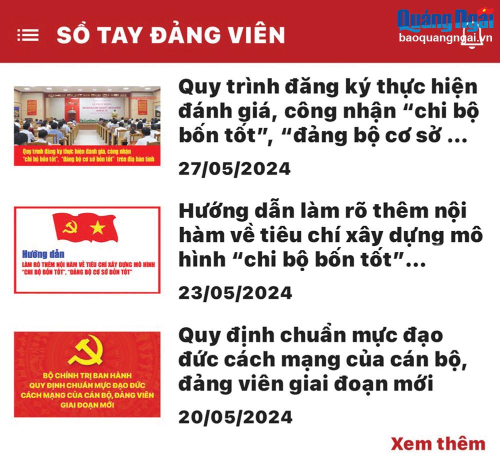 Triển khai hiệu quả phần mềm “Sổ tay đảng viên điện tử”