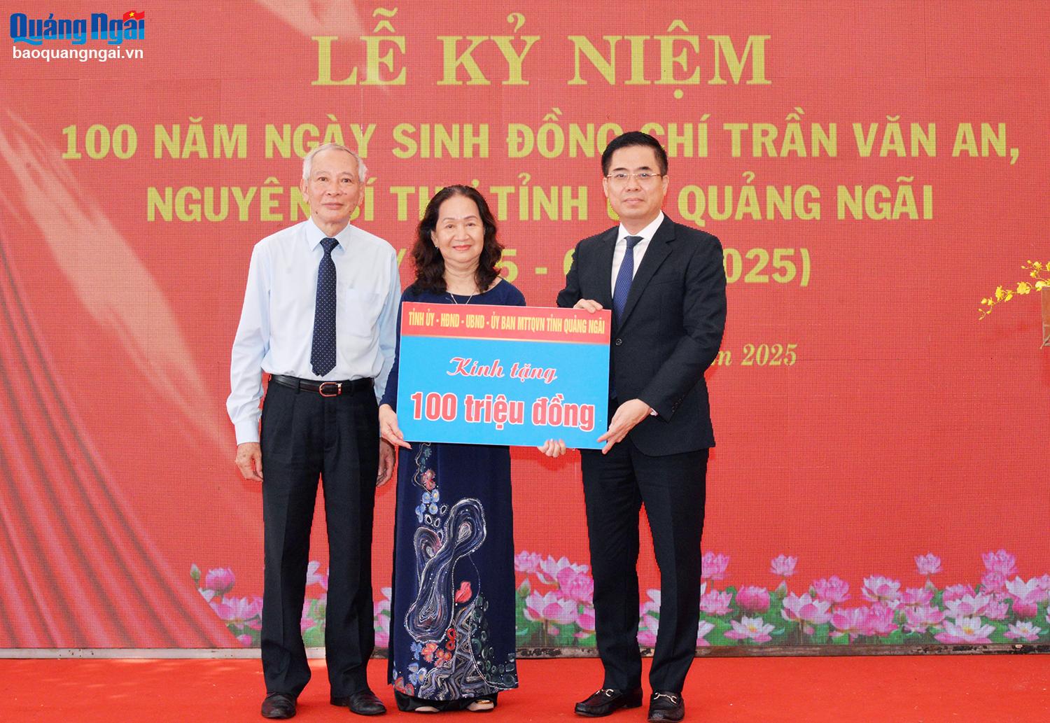 Kỷ niệm 100 năm ngày sinh đồng chí Trần Văn An 