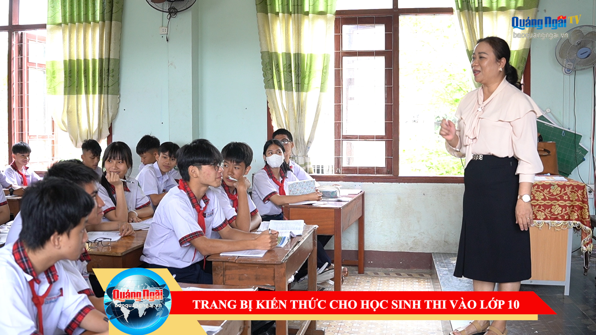 [Video]. Trang bị kiến thức cho học sinh thi vào lớp 10