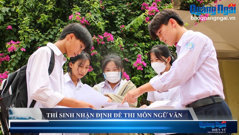 Video: Thí sinh nhận định đề thi môn Ngữ văn