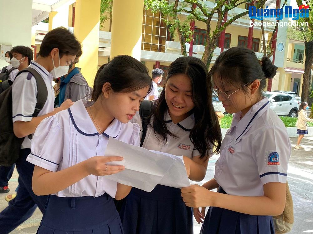 Đáp án tham khảo môn tiếng Anh Kỳ thi tuyển sinh vào lớp 10