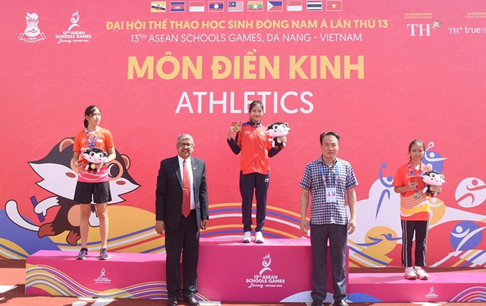 Điền kinh Việt Nam giành 5 Huy chương Vàng tại Đại hội Thể thao học sinh Đông Nam Á