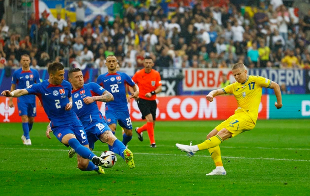 Euro 2024: Ukraine ngược dòng thắng Slovakia, thắp lại hy vọng