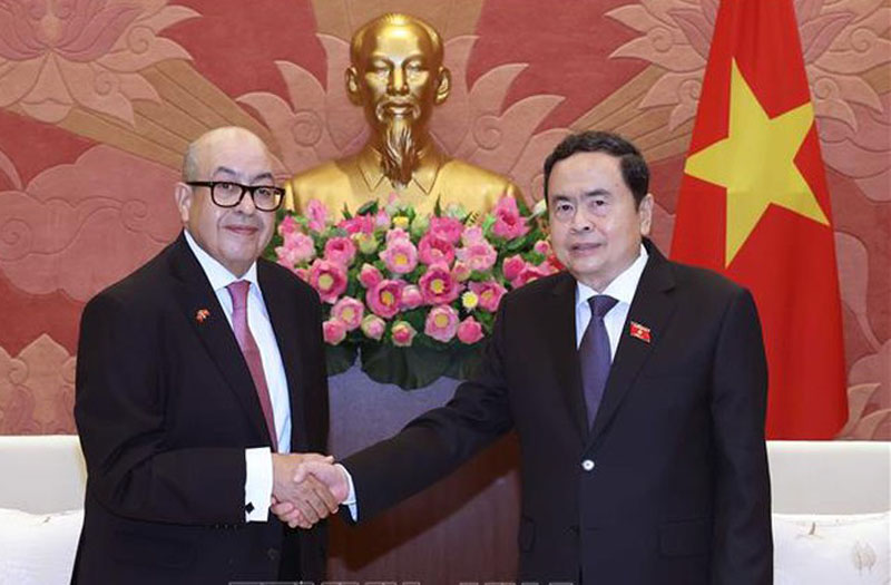 Chủ tịch Quốc hội Trần Thanh Mẫn tiếp Tổng Thư ký Hạ viện Morocco
