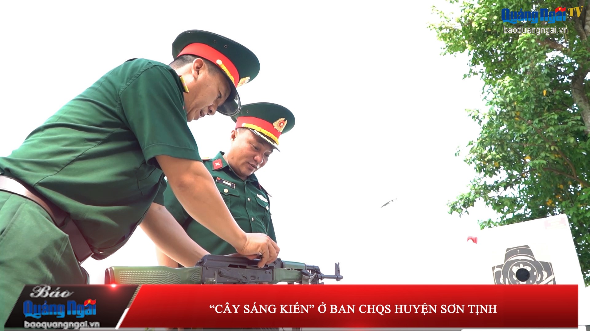 [Video]. “Cây sáng kiến” ở Ban Chỉ huy Quân sự huyện Sơn Tịnh