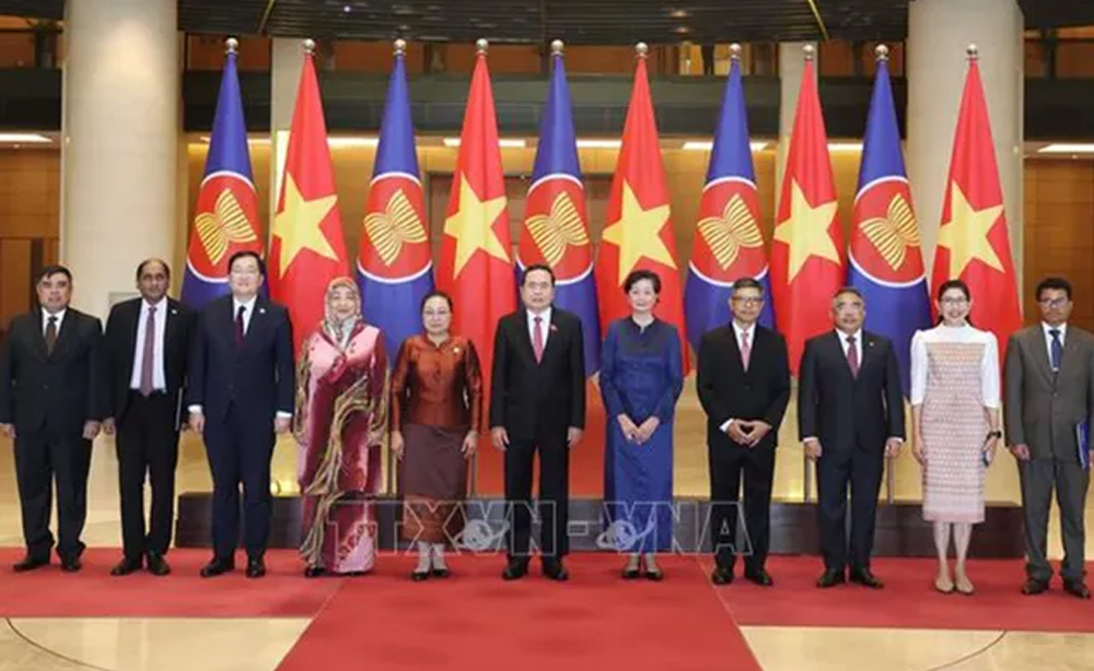 Chủ tịch Quốc hội Trần Thanh Mẫn tiếp Đại sứ, Đại biện các nước ASEAN và Timor-Leste