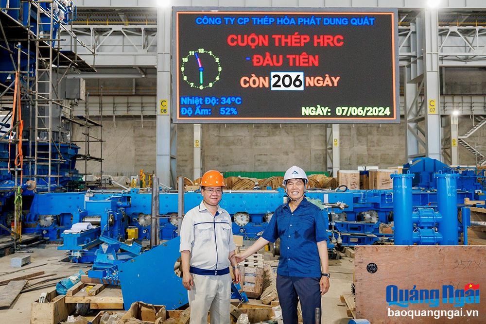 Dự án Khu Liên hợp sản xuất gang thép Hòa Phát Dung Quất 2: Đốc thúc tiến độ