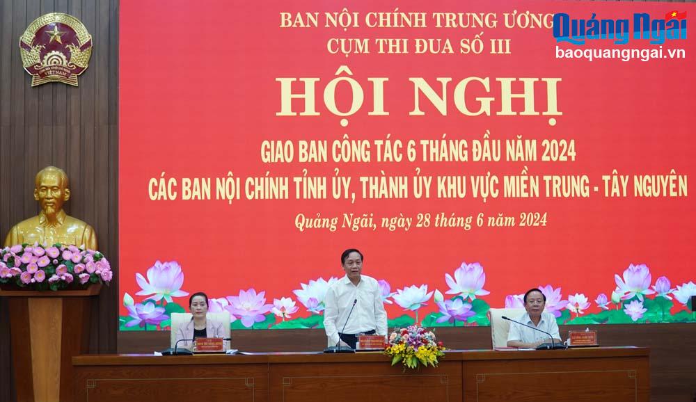 Cụm thi đua số III giao ban 6 tháng đầu năm

﻿