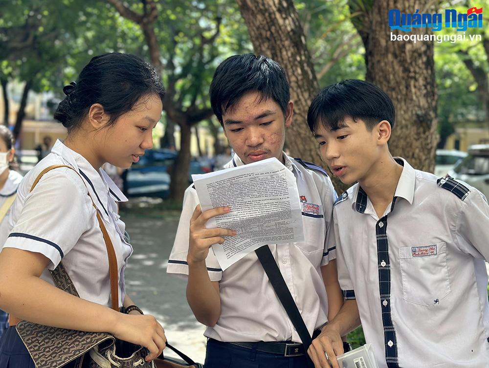 Đáp án tham khảo môn tiếng Anh Kỳ thi tuyển sinh vào lớp 10