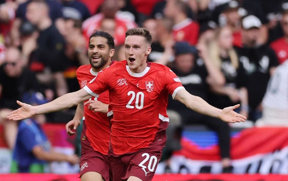 Thụy Sĩ đánh bại Hungary 3-1 ở trận ra quân Euro 2024