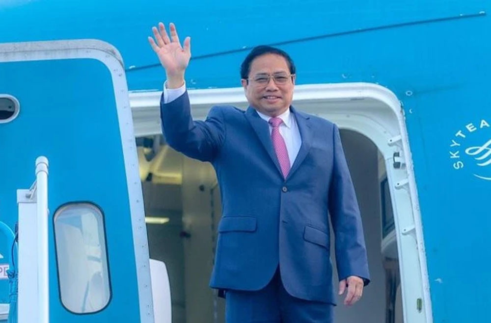 Thủ tướng Phạm Minh Chính tham dự Hội nghị của WEF và làm việc tại Trung Quốc