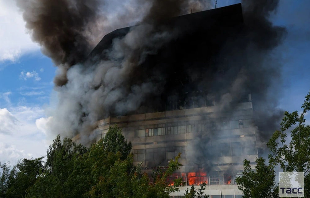 Cháy lớn tại Nga, nhiều người thiệt mạng