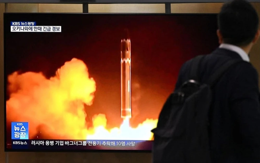 Triều Tiên phóng tên lửa đạn đạo ra vùng biển phía đông