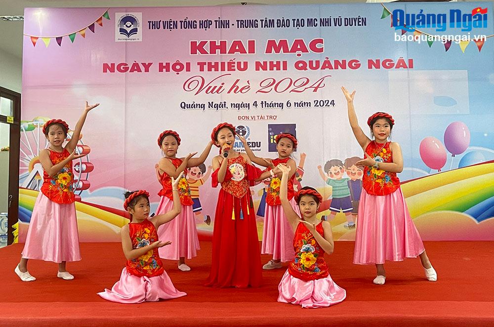 Khai mạc “Ngày hội thiếu nhi Quảng Ngãi vui hè”