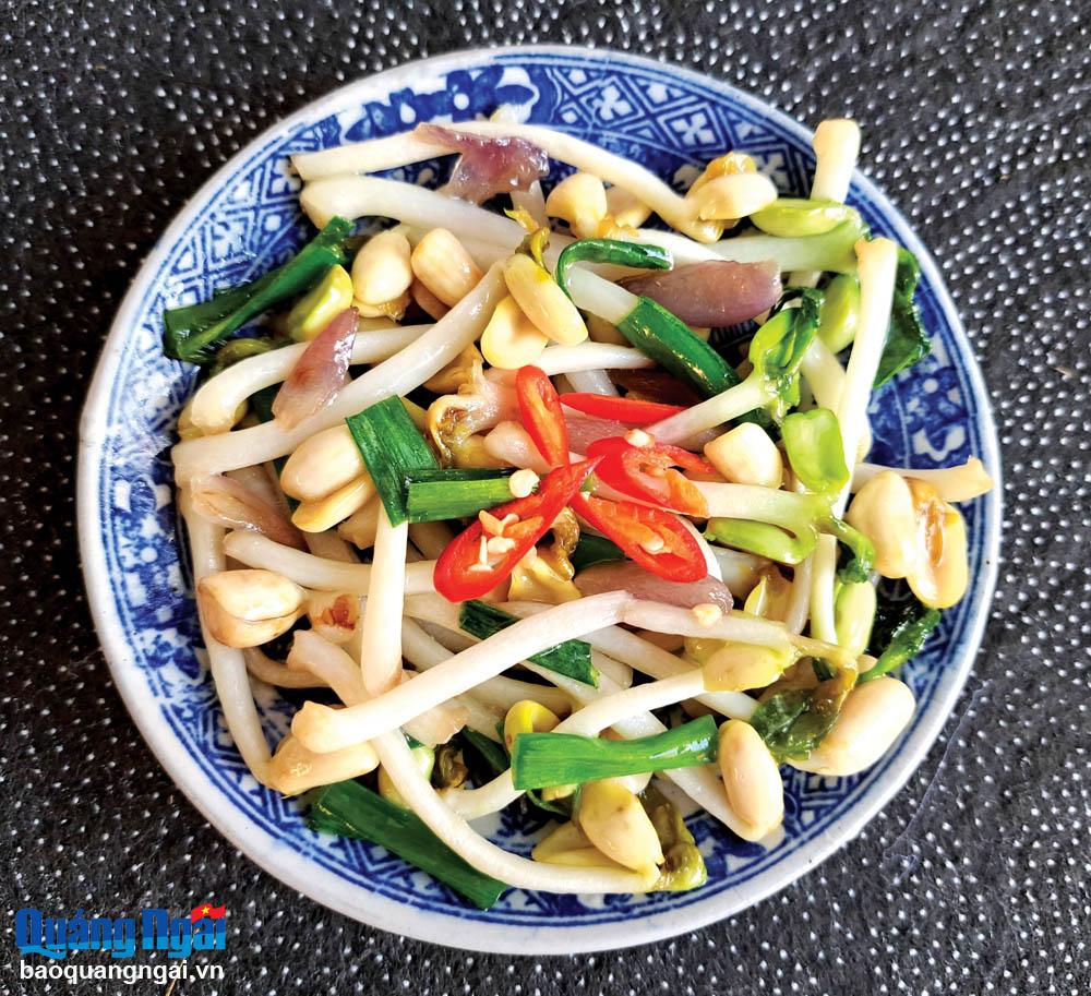 Rau giá đậu phụng