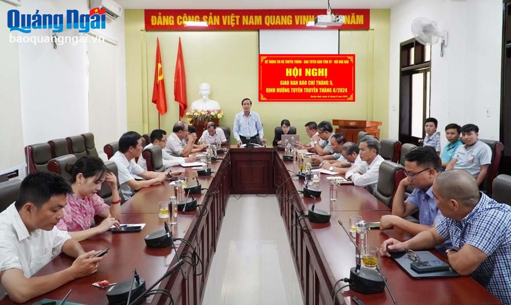 Hội nghị giao ban báo chí tháng 5/2024