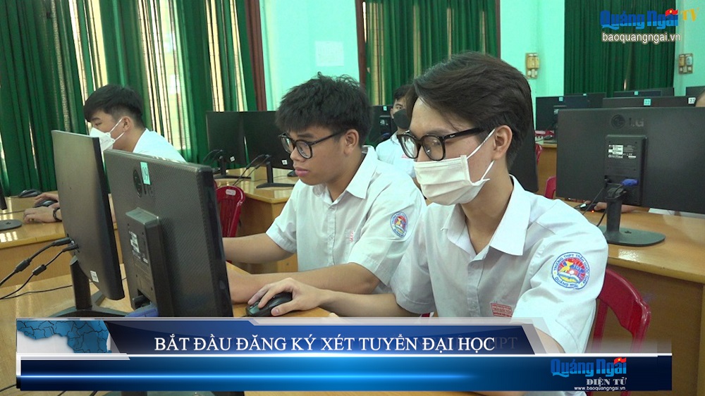  Video: Bắt đầu đăng ký xét tuyển đại học
