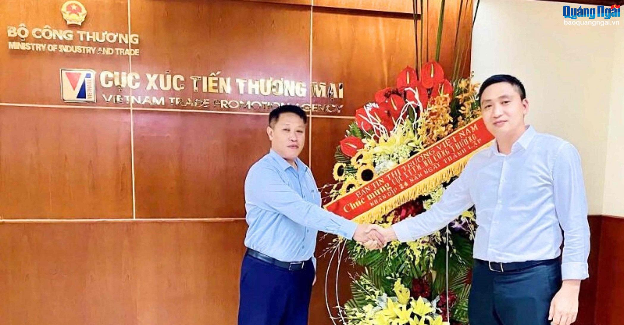 Bản tin Thị trường Việt Nam chúc mừng Cục Xúc tiến thương mại 
