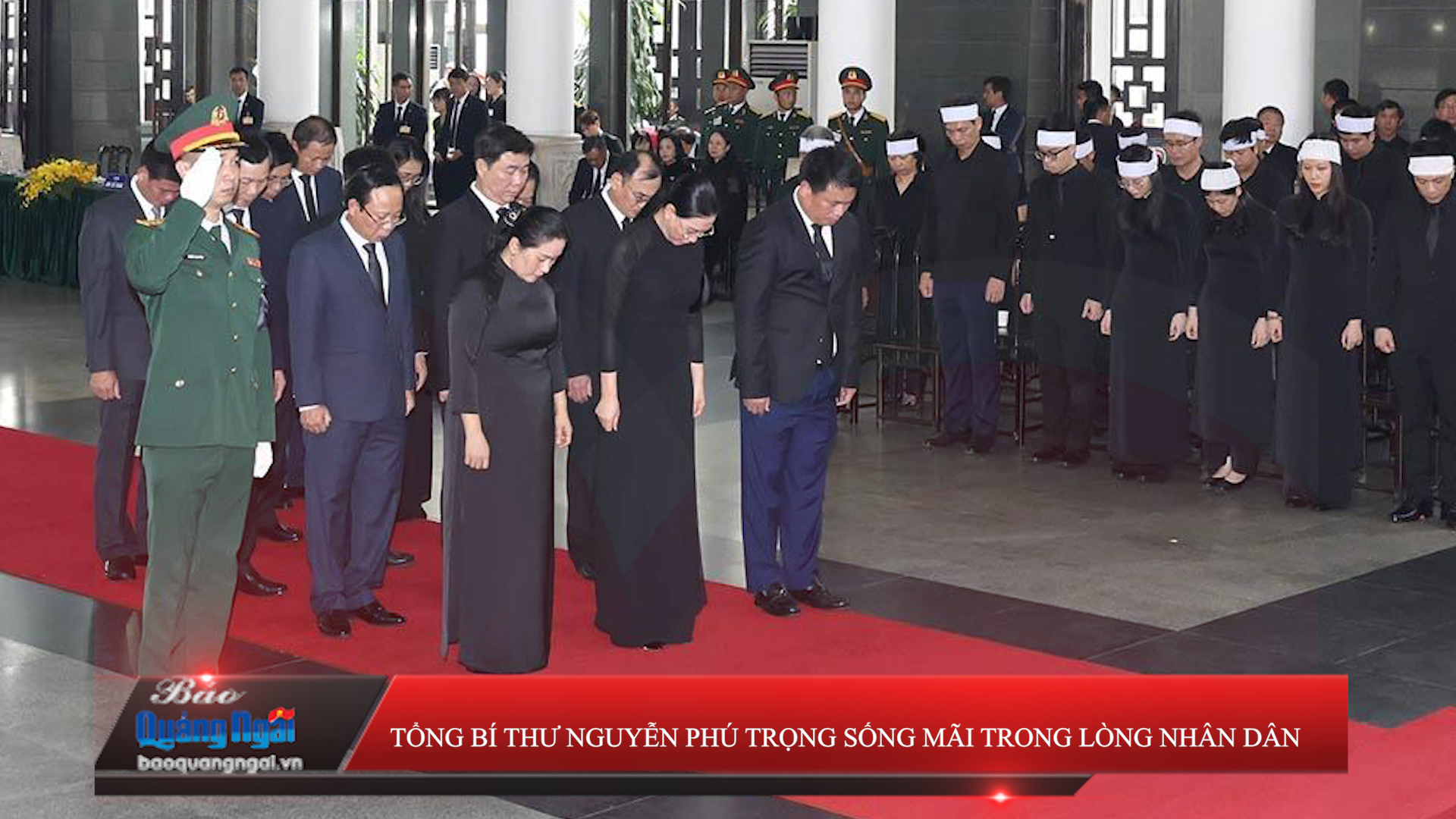 [Video]. Tổng Bí thư Nguyễn Phú Trọng sống mãi trong lòng nhân dân