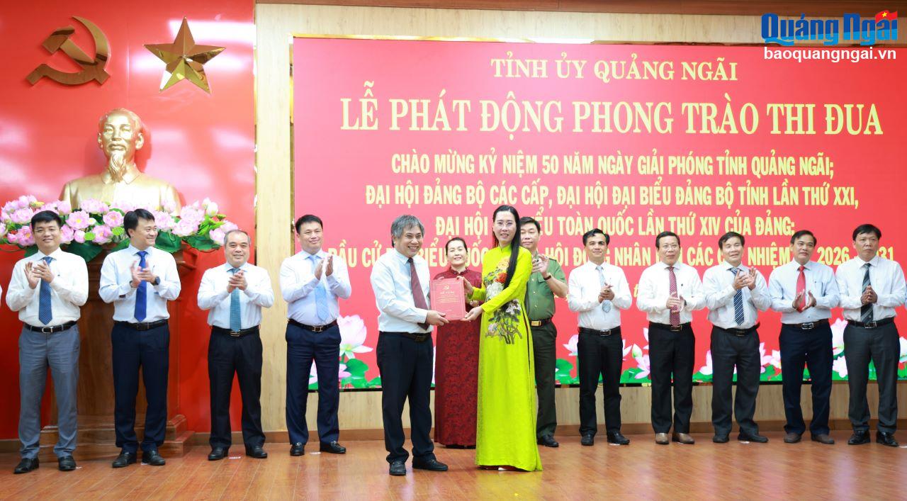 Quảng Ngãi phát động thi đua cao điểm trong toàn Đảng bộ tỉnh