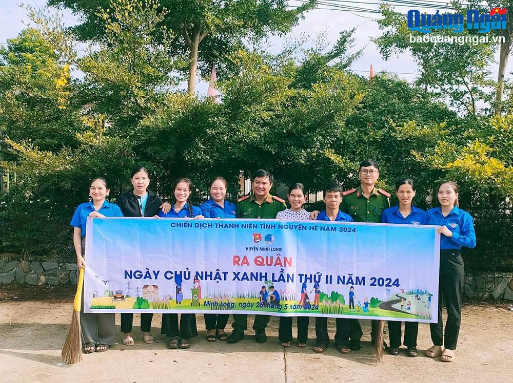 Tuổi trẻ Minh Long đoàn kết, sáng tạo, xung kích vì cộng đồng
