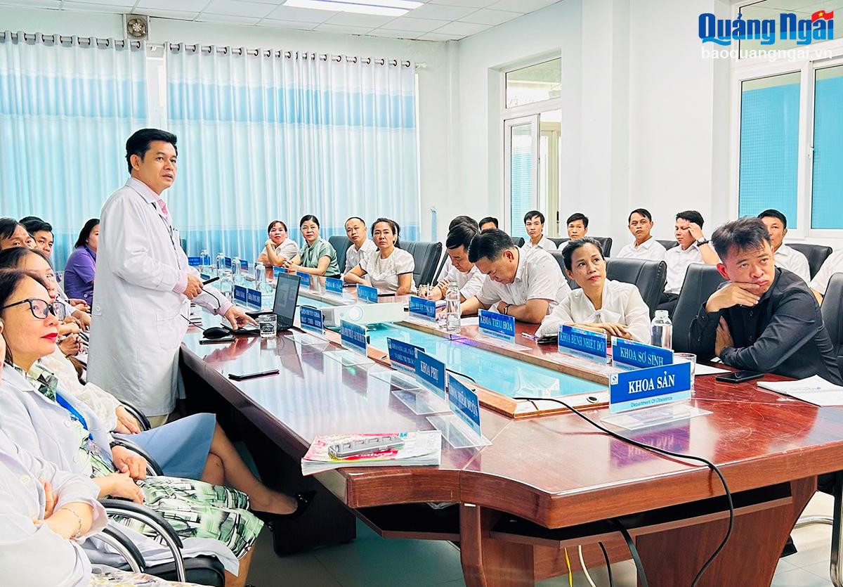 Bệnh viện Nhi tỉnh Gia Lai học tập, trao đổi kinh nghiệm tại Bệnh viện Sản - Nhi tỉnh