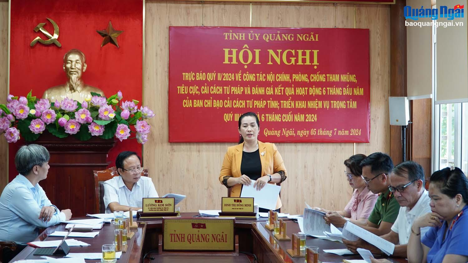 Trực báo quý II/2024 về công tác nội chính, phòng, chống tham nhũng, tiêu cực