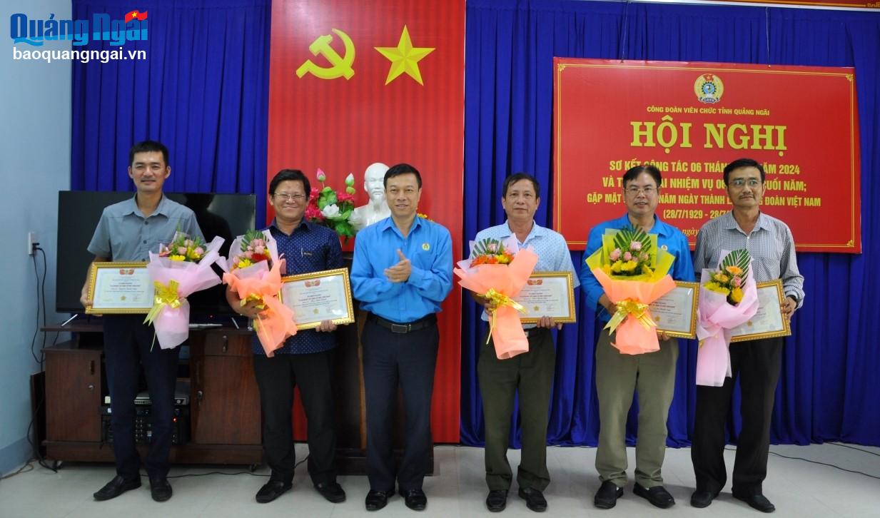 Công đoàn Viên chức tỉnh sơ kết công tác 6 tháng đầu năm