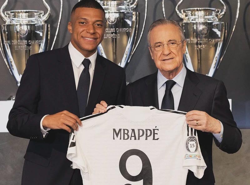 Mbappe chính thức gia nhập Real Madrid