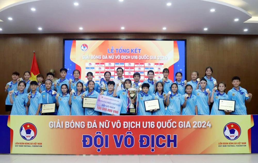 Hà Nội vô địch Giải bóng đá nữ U16 quốc gia
