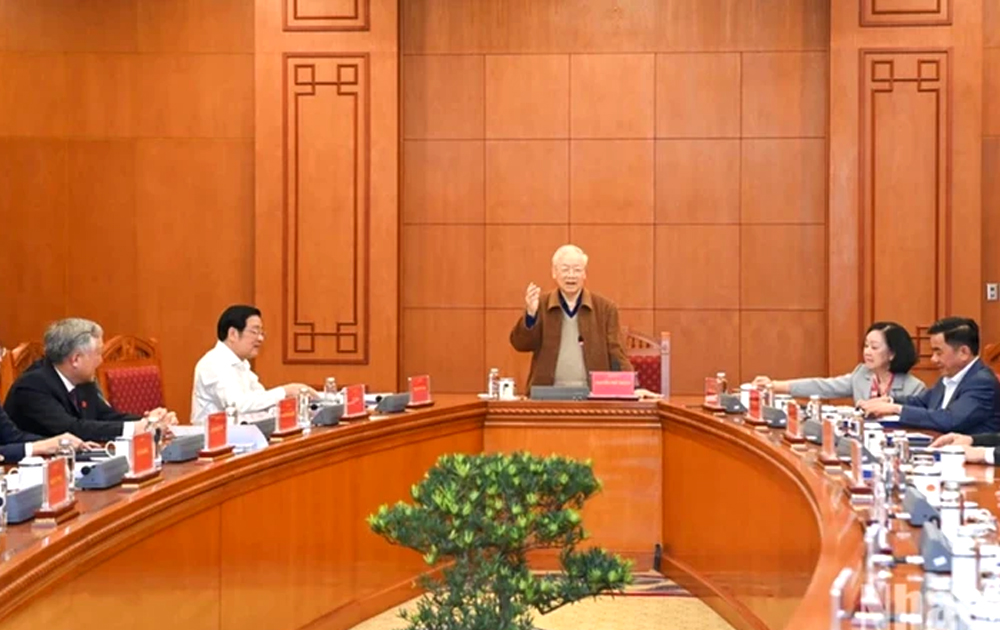 Quán triệt sâu sắc tư tưởng, quan điểm của đồng chí Tổng Bí thư Nguyễn Phú Trọng, tiếp tục đẩy mạnh phòng chống tham nhũng, tiêu cực, góp phần xây dựng Đảng và Nhà nước ta ngày càng trong sạch, vững mạnh