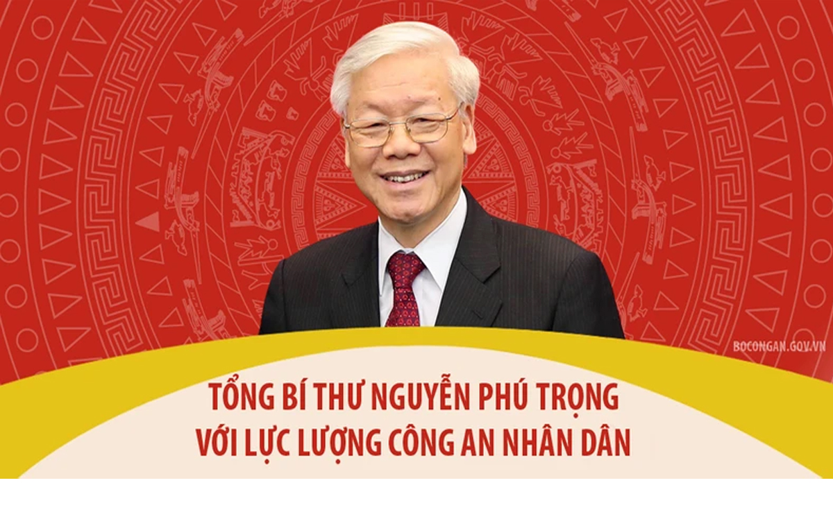 [Photos]. Tổng Bí thư Nguyễn Phú Trọng với lực lượng Công an nhân dân