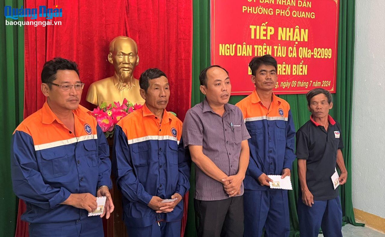 Cứu kịp thời 9 ngư dân