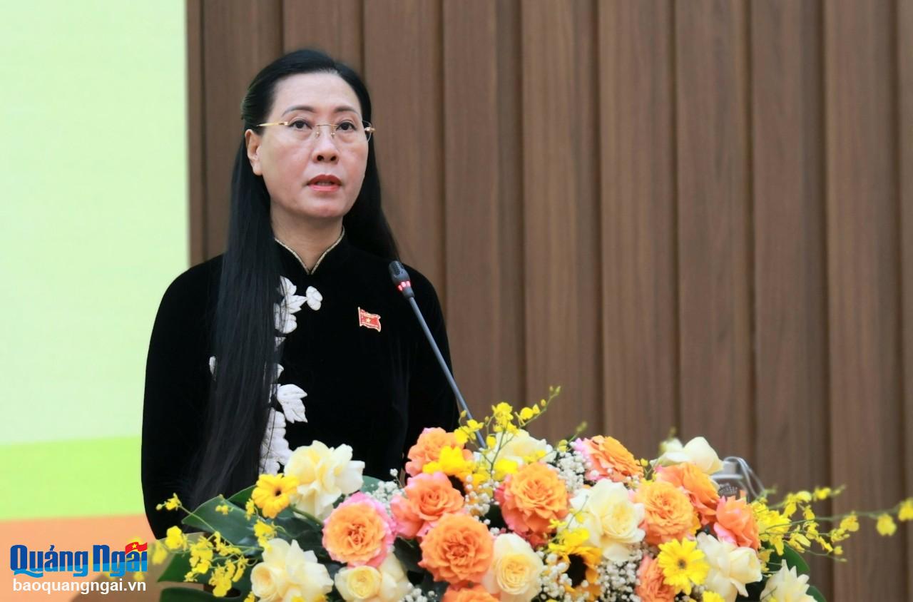 Toàn văn phát biểu khai mạc Kỳ họp thứ 25, HĐND tỉnh khóa XIII của Ủy viên Trung ương Đảng, Bí thư Tỉnh ủy, Chủ tịch HĐND tỉnh Bùi Thị Quỳnh Vân