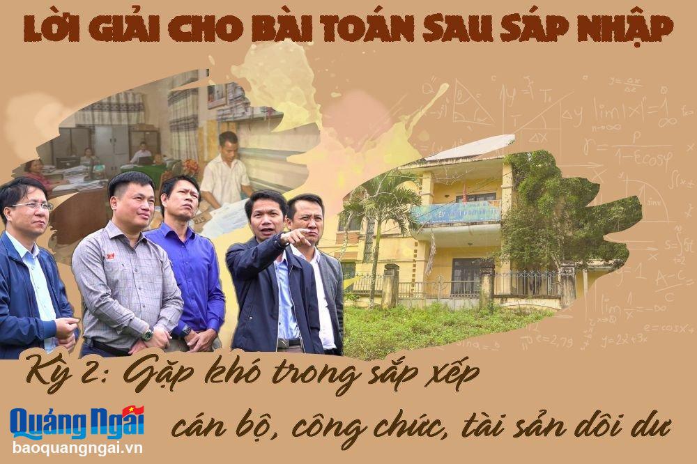 [Emagazine]. Lời giải cho bài toán sau sáp nhập - Kỳ 2: Gặp khó trong sắp xếp, xử lý cán bộ, công chức, tài sản dôi dư