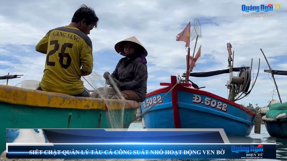 Video: Siết quản lý tàu cá công suất nhỏ hoạt động ven bờ