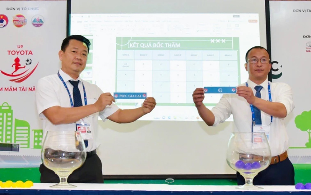 28 đội bóng tranh tài ở Giải U9 toàn quốc 2024