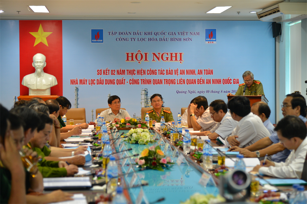 Công tác đảm bảo an ninh trật tự, an toàn đối với Nhà máy Lọc dầu Dung Quất