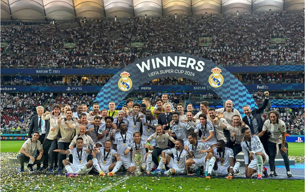 Mbappe ghi bàn giúp Real Madrid đoạt Siêu cúp châu Âu 2024