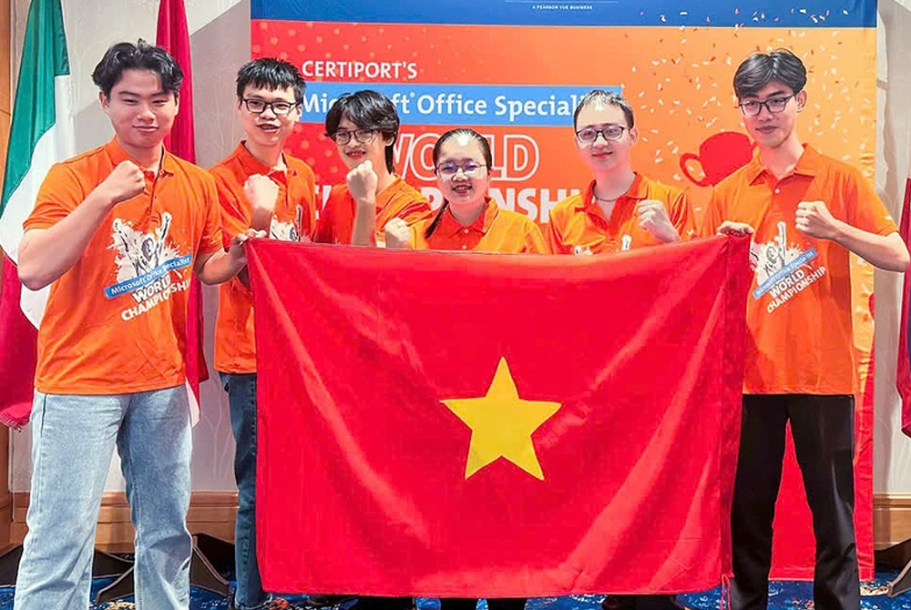 Việt Nam giành 2 huy chương tại giải tin học văn phòng và thiết kế đồ họa thế giới