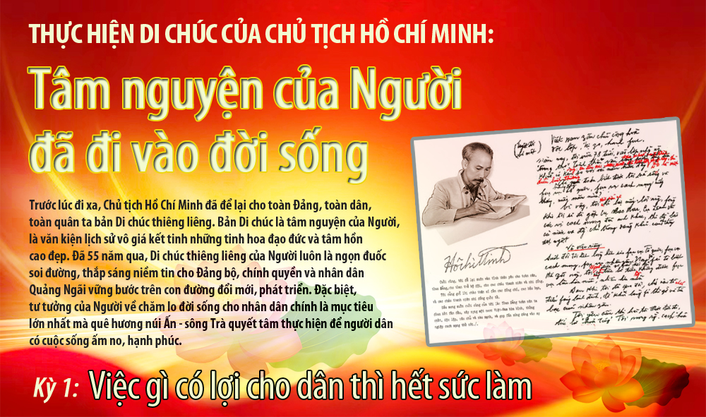 [Emagazine]. Tâm nguyện của Người đã đi vào đời sống