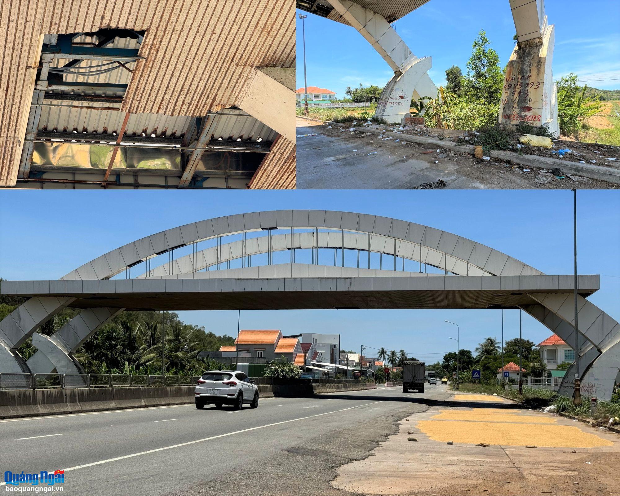 Cổng trạm thu phí xuống cấp, dân lo lắng