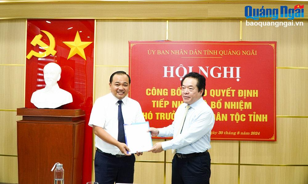 Bổ nhiệm Phó Trưởng ban Dân tộc tỉnh