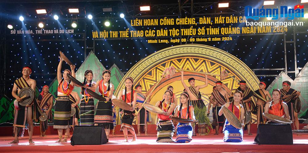 Liên hoan cồng chiêng, đàn hát dân ca tỉnh Quảng Ngãi năm 2024