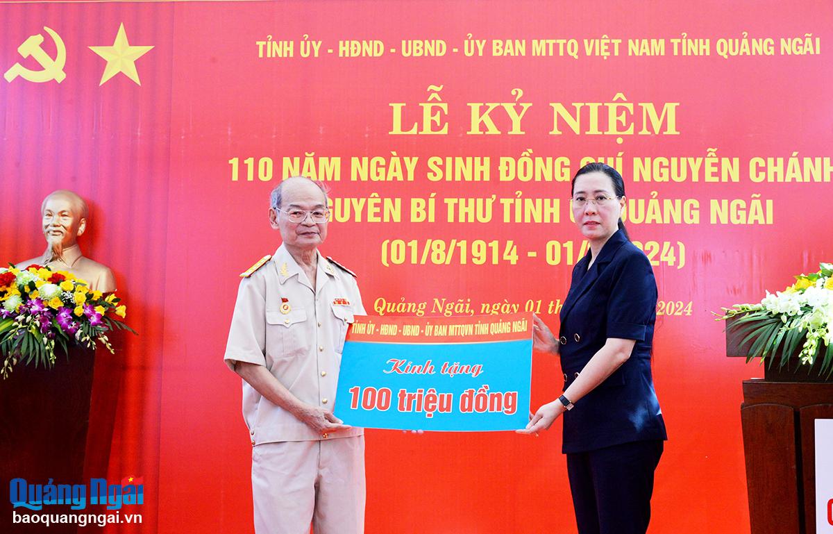 Kỷ niệm 110 năm ngày sinh đồng chí Nguyễn Chánh