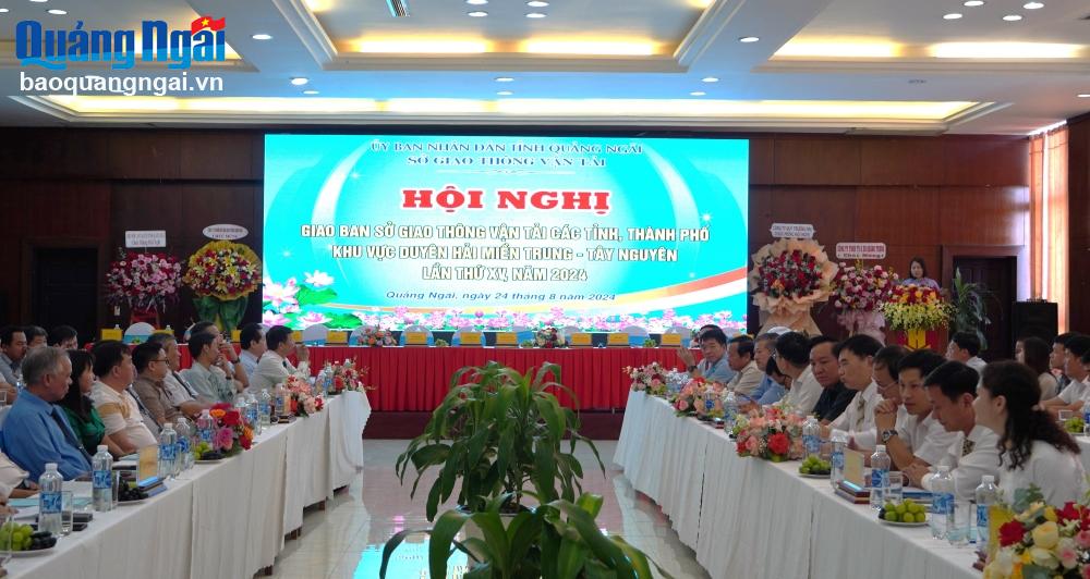 Giao ban Sở GTVT các tỉnh, thành phố khu vực Duyên hải miền Trung - Tây Nguyên