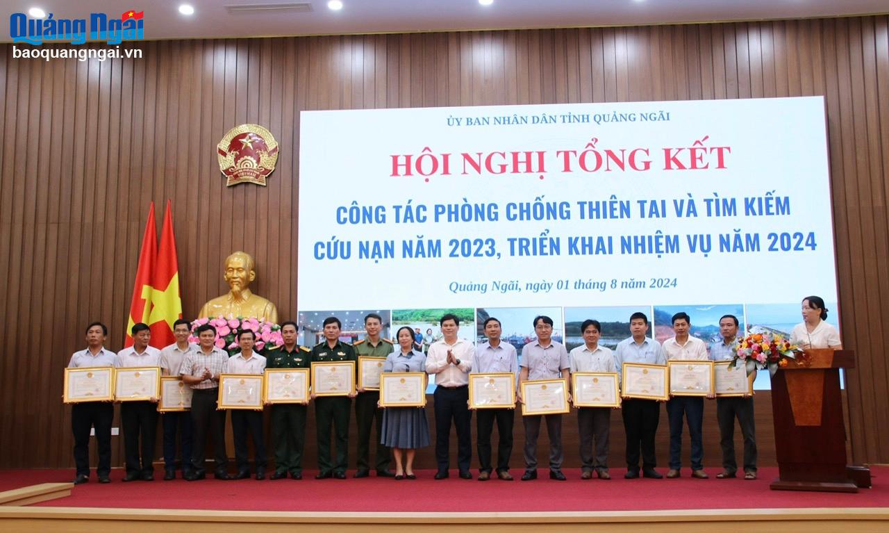 Tổng kết công tác phòng, chống thiên tai, tìm kiếm cứu nạn
