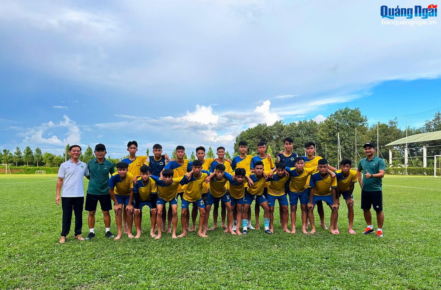 U15 Quảng Ngãi xuất sắc lọt vào vòng chung kết Giải vô địch U15 quốc gia năm 2024