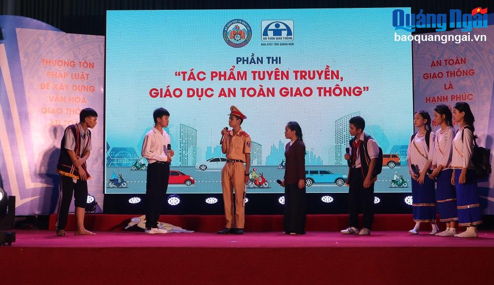 Hội thi giáo dục an toàn giao thông học sinh trung học cơ sở