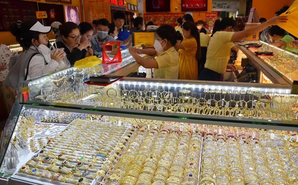 Giá vàng cao nhất từ đầu năm